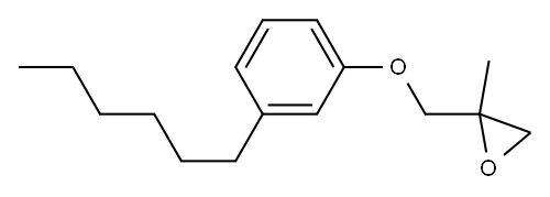 3-Hexylphenyl 2-methylglycidyl ether