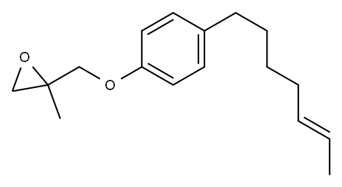 4-(5-Heptenyl)phenyl 2-methylglycidyl ether