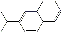 1,2,4a,8a-Tetrahydro-7-isopropylnaphthalene Structure