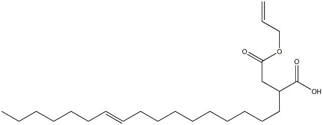 2-(10-Heptadecenyl)succinic acid 1-hydrogen 4-allyl ester Structure