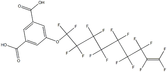 5-[(Heptadecafluoro-8-nonenyl)oxy]isophthalic acid|