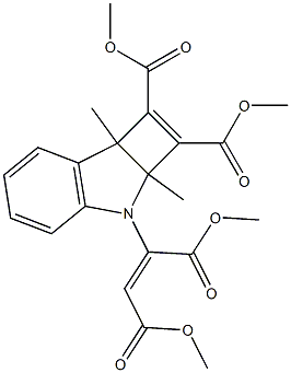 2-[[2a,7b-Dihydro-2a,7b-dimethyl-1,2-bis(methoxycarbonyl)-3H-cyclobut[b]indol]-3-yl]maleic acid dimethyl ester|
