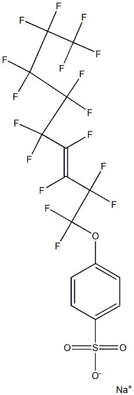 4-[(Heptadecafluoro-3-nonenyl)oxy]benzenesulfonic acid sodium salt|
