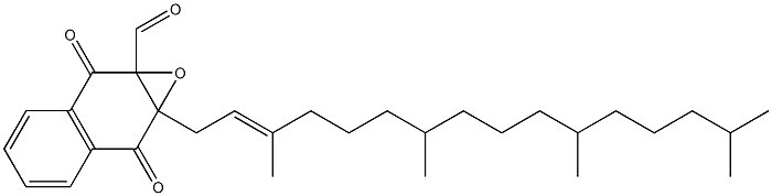 1a,7a-Dihydro-1a-[(2E)-3,7,11,15-tetramethyl-2-hexadecenyl]-7a-formylnaphth[2,3-b]oxirene-2,7-dione|
