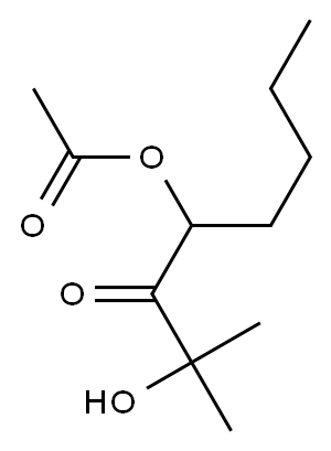 Acetic acid 1-(2-hydroxy-2-methylpropanoyl)pentyl ester