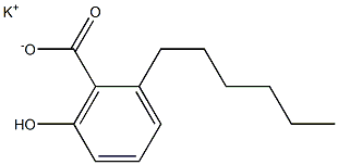 2-Hexyl-6-hydroxybenzoic acid potassium salt