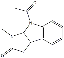 3,3a,8,8a-Tetrahydro-1-methyl-8-acetylpyrrolo[2,3-b]indol-2(1H)-one