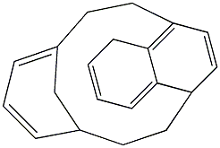 5,6,7,8,13,14-Hexahydro-5,15-etheno-12,8-metheno-1H-benzocyclotridecene Structure