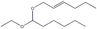 Hexanal ethyl[(E)-2-hexenyl]acetal Structure