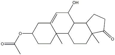 Acetic acid 7-hydroxy-10,13-dimethyl-17-oxo-2,3,4,7,8,9,10,11,12,13,14,15,16,17-tetradecahydro-1H-cyclopenta[a]phenanthren-3-yl ester Structure