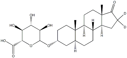 5a-Androstan-3a-ol-17-one-16,16-d2-glucosiduronate
