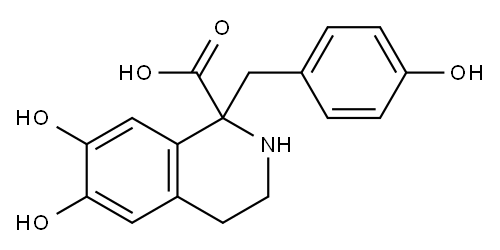 higenamine-1-carboxylic acid Structure
