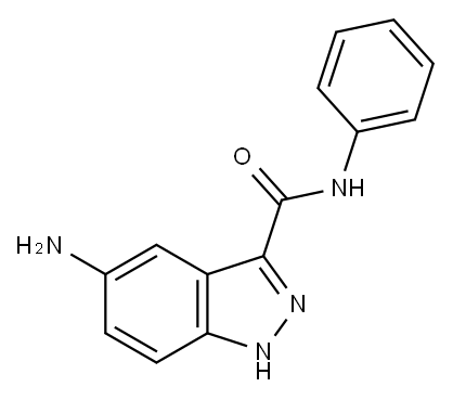 1H-Indazole-3-carboxamide,5-amino-N-phenyl-(9CI)|
