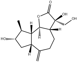 (3R,3aβ,6aβ,9aβ,9bα)-Dodecahydro-3,8α-dihydroxy-3-hydroxymethyl-9β-methyl-6-methyleneazuleno[4,5-b]furan-2-one|
