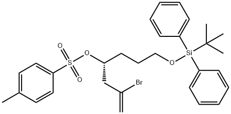 1-Hepten-4-ol, 2-broMo-7-[[(1,1-diMethylethyl)diphenylsilyl]oxy]-, 4-Methylbenzenesulfonate, (4R)-|(R)-2-溴-7-((叔丁基二苯基硅基)氧基)庚-1-烯-4-(4-甲基苯磺酸)