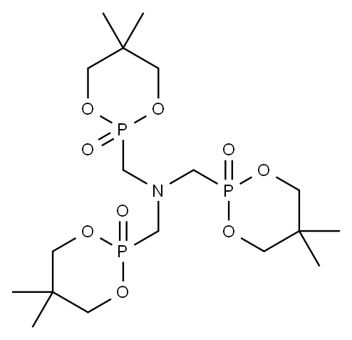 5,5,5′,5′,5′′,5′′-Hexamethyltris(1,2,3-Dioxaphosphorinanemethan)-Amin 2,2′,2′′-Trioxid|