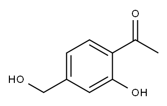 1-[2-Hydroxy-4-(hydroxymethyl)phenyl]ethanone Structure