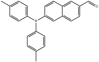 6-(二对甲苯氨基)-2-萘甲醛 结构式