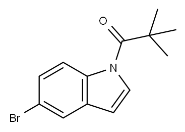 1-Propanone, 1-(5-bromo-1H-indol-1-yl)-2,2-dimethyl-