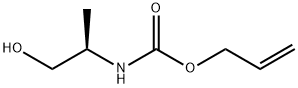 Carbamic acid, N-[(1R)-2-hydroxy-1-methylethyl]-, 2-propen-1-yl ester Struktur