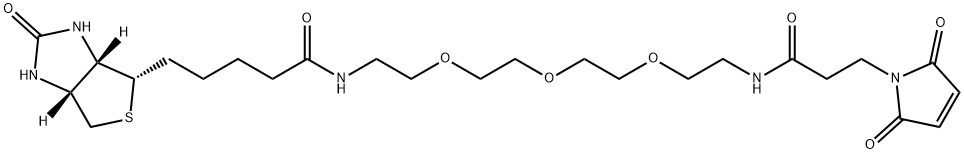 Biotin-PEG3-Mal Struktur