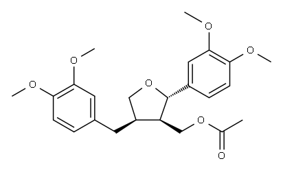9-O-Acetyl-4,4'-di-O-methyllariciresil Structure