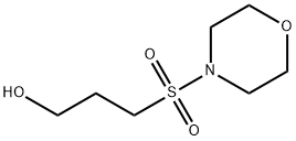 3-(吗啉磺酰基)丙醇 结构式