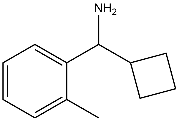 1-cyclobutyl-1-(2-methylphenyl)methanamine 结构式