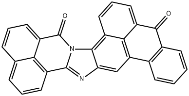 5H,10H-Anthra[9,1:5,6,7]benzimidazo[2,1-a]benz[de]isoquinoline-5,10-dione  (9CI) Structure