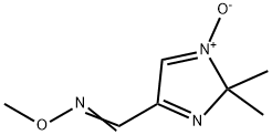 2H-Imidazole-4-carboxaldehyde,  2,2-dimethyl-,  4-(O-methyloxime),  1-oxide  (9CI) Structure