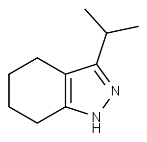 1H-Indazole,4,5,6,7-tetrahydro-3-(1-methylethyl)-(9CI) Structure