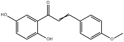 2-Propen-1-one, 1-(2,5-dihydroxyphenyl)-3-(4-methoxyphenyl)- 结构式
