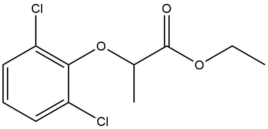 Propanoic acid, 2-(2,6-dichlorophenoxy)-, ethyl ester, (-)-