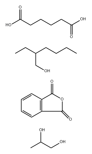 Hexanedioic acid, polymer with 2-ethyl-1-hexanol, 1,3-isobenzofurandione and 1,2-propanediol|