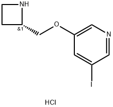 3-((2S)-2-AZETIDINYLMETHOXY)-5-IODO-PYRIDINE DIHYDROCHLORIDE HYDRATE 结构式
