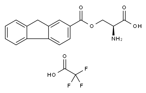 9H-Fluorene-2-carboxylic acid, (2S)-2-aMino-2-carboxyethyl ester, 2,2,2-trifluoroacetate (1:1)|