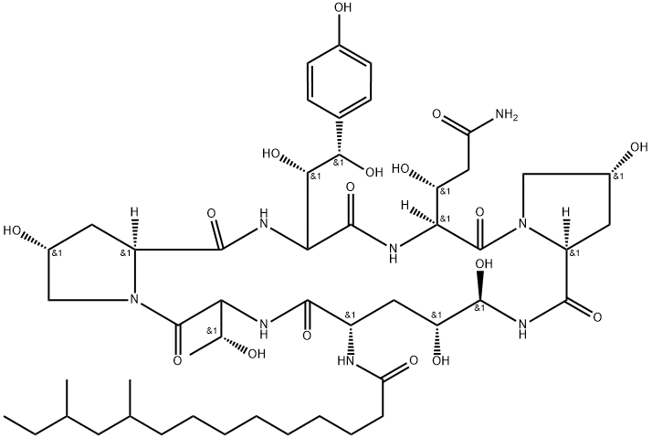 pneumocandin C(0) Struktur