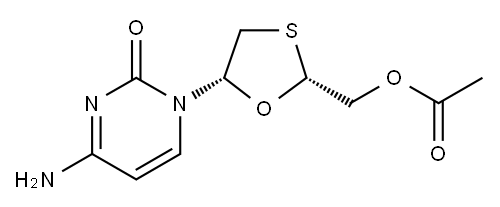 5'-O-Acetyllamivudine Structure