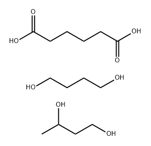 Hexanedioic acid, polymer with 1,3-butanediol and 1,4-butanediol Structure
