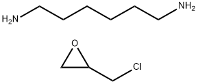 1,6-Hexanediamine, polymer with (chloromethyl)oxirane Structure