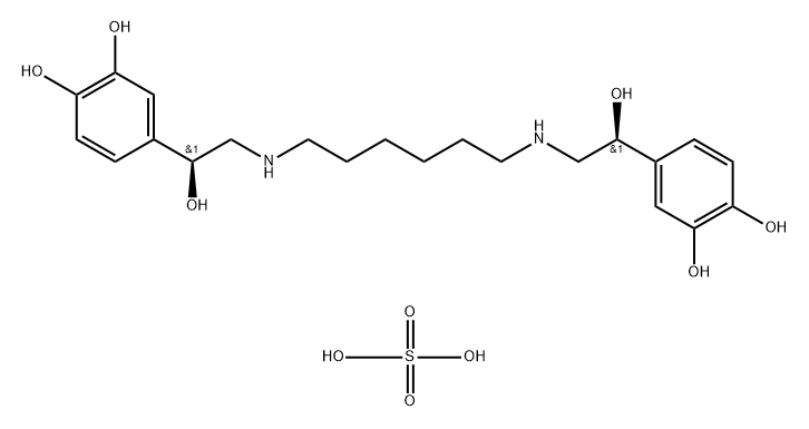 hexoprenaline sulfate 结构式