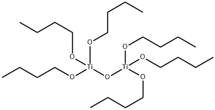 Hexabutoxy-mu-oxodi-titanium Structure