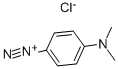 4-(N,N-dimethylamino)benzenediazonium chloride Struktur