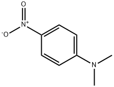 N,N-ジメチル-4-ニトロアニリン 化学構造式