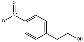 2-(4-ニトロフェニル)エタノール 化学構造式