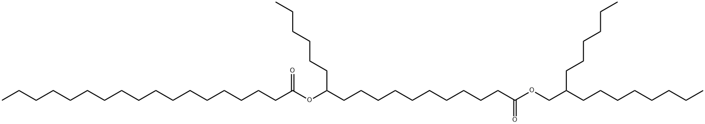 2-hexyldecyl 12-[(1-oxooctadecyl)oxy]octadecanoate Structure