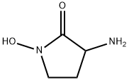 3-氨基-1-羟基吡咯烷-2-酮, 1003-51-6, 结构式