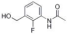 Acetamide,  N-[2-fluoro-3-(hydroxymethyl)phenyl]- Structure