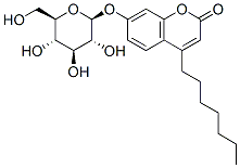 4-heptylumbelliferyl-beta-glucoside Structure