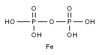 焦磷酸铁, 10058-44-3, 结构式